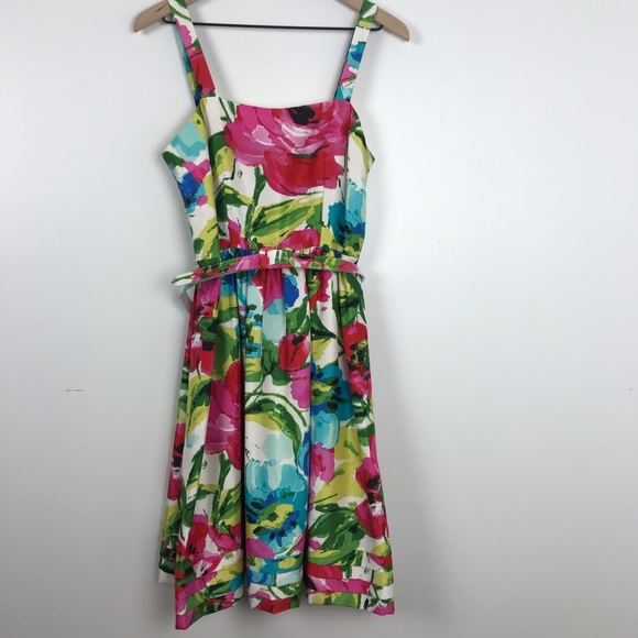 Eliza J Dresses & Skirts - Eliza J | Floral Belted Fit & Flare Dress Size 8
